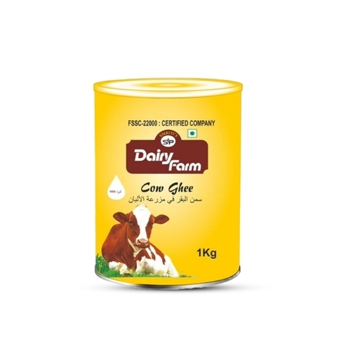 Cow ghee tin size 1kg