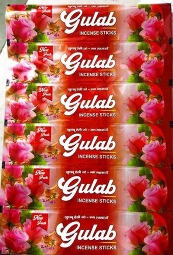 Glossy Printed Agarbatti Incense Stick Packaging Pouch