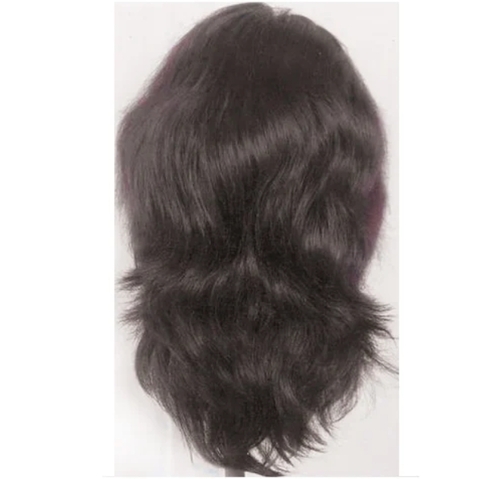 Light Brown Women Wig - Human Hair Medium Length, Straight | Natural Waves, Heat Resistant, Adjustable Cap, Realistic Hairline, Tangle Free, Comfortable Fit