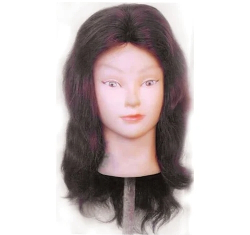 Lightweight Women Wig - Human Hair Medium Black, Adjustable Cap, Heat Resistant, Tangle Free, Natural Hairline