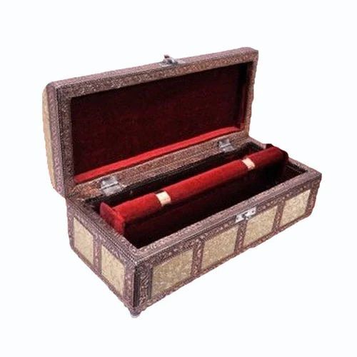 Rectangle Teak Wooden Bangle Box