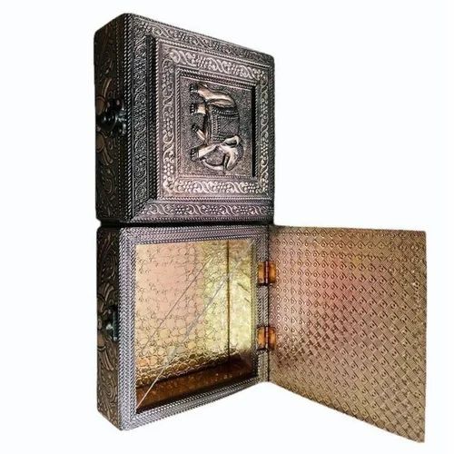 Square Teak Wooden Dry Fruit Box