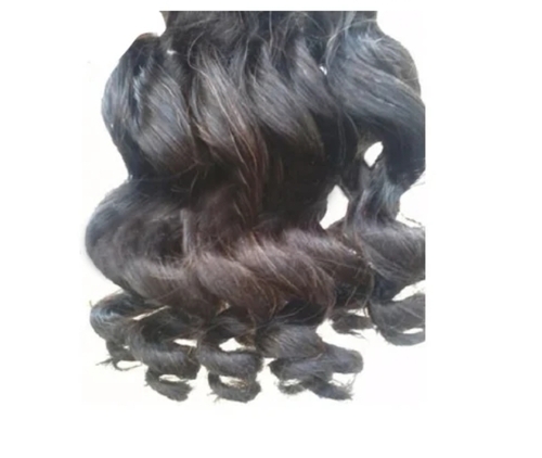 Wavy Women Wig - Human Hair Medium Black, Wavy Style | Soft Texture, Lightweight, Heat Resistant, Adjustable Cap, Realistic Hairline, Tangle Free, Comfortable Fit, Stylish Look