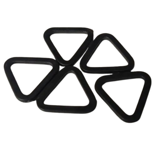25mm Black Triangle Shoes Buckle