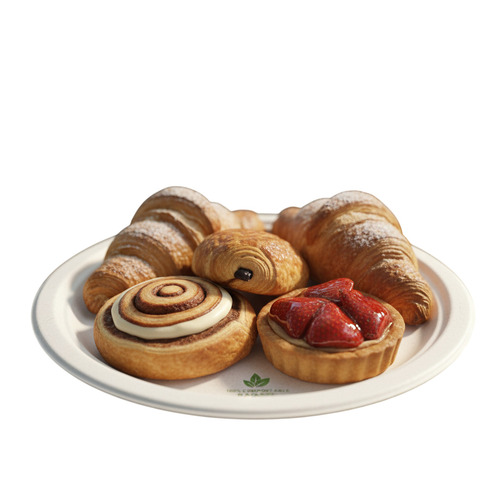 Biodegradable Bagasse Disposable Plates - Application: Takeaway Food Packaging / Catering / Food Service