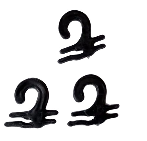 Black Plastic Sock Hook