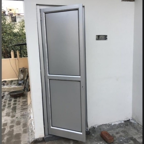 Easy Installation Aluminum Doors - Aluminum, Silver, Powder Coated | Lightweight, Durable, Corrosion Resistant, Weather Resistant, Smooth Finish, Easy Installation