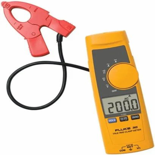 Fluke 375FC True RMS AC/DC Clamp Meter - 600A DC, 600V DC, Yellow, Industrial Use