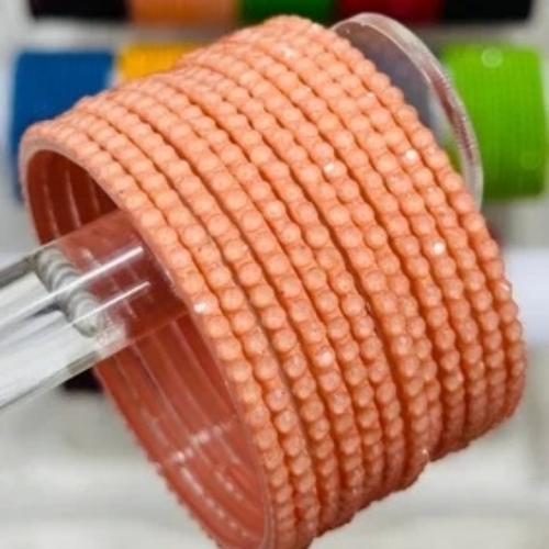 Glossy Surface Colour Glass Bangles