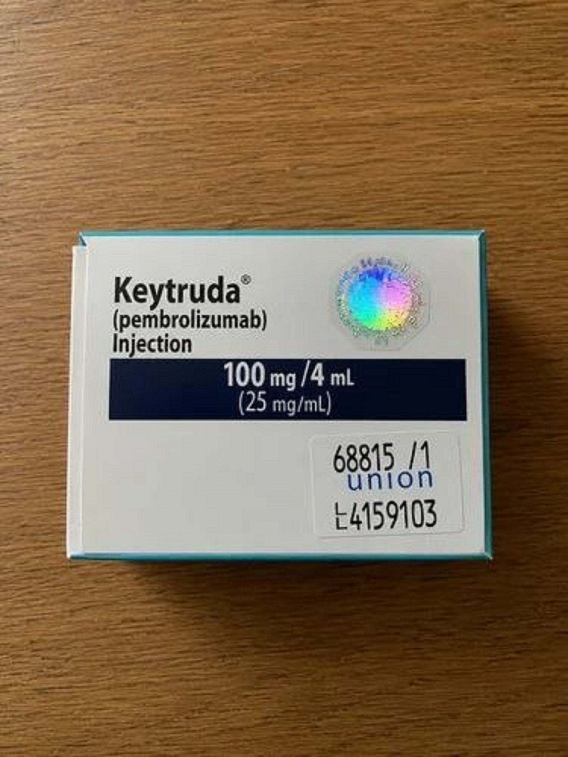 Keytruda Pembrolizumab 100Mg/4Ml. It Is Use For Cancer Treatment - Dosage Form: Injection