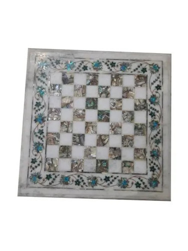 Marble Inlay Chess Board