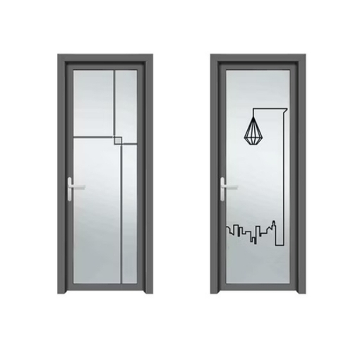 Plain Aluminum Doors - Aluminum, Weather Resistant, Smooth Finish | Corrosion Resistant, Easy Installation, Hinges, Handles, Locks