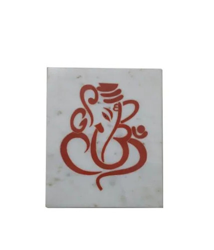 White Inlay Marble Tiles