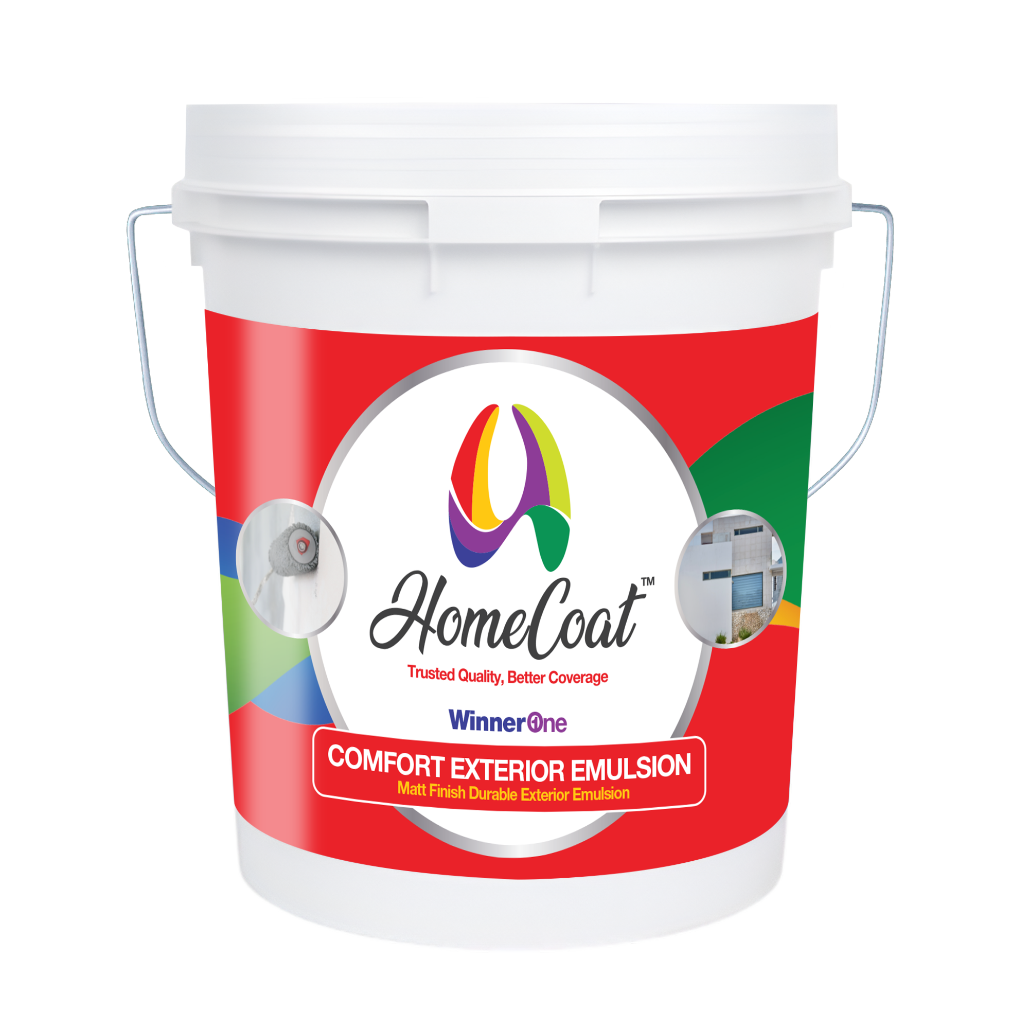 Winnerone Comfort Exterior Emulsion Paint - Color: White