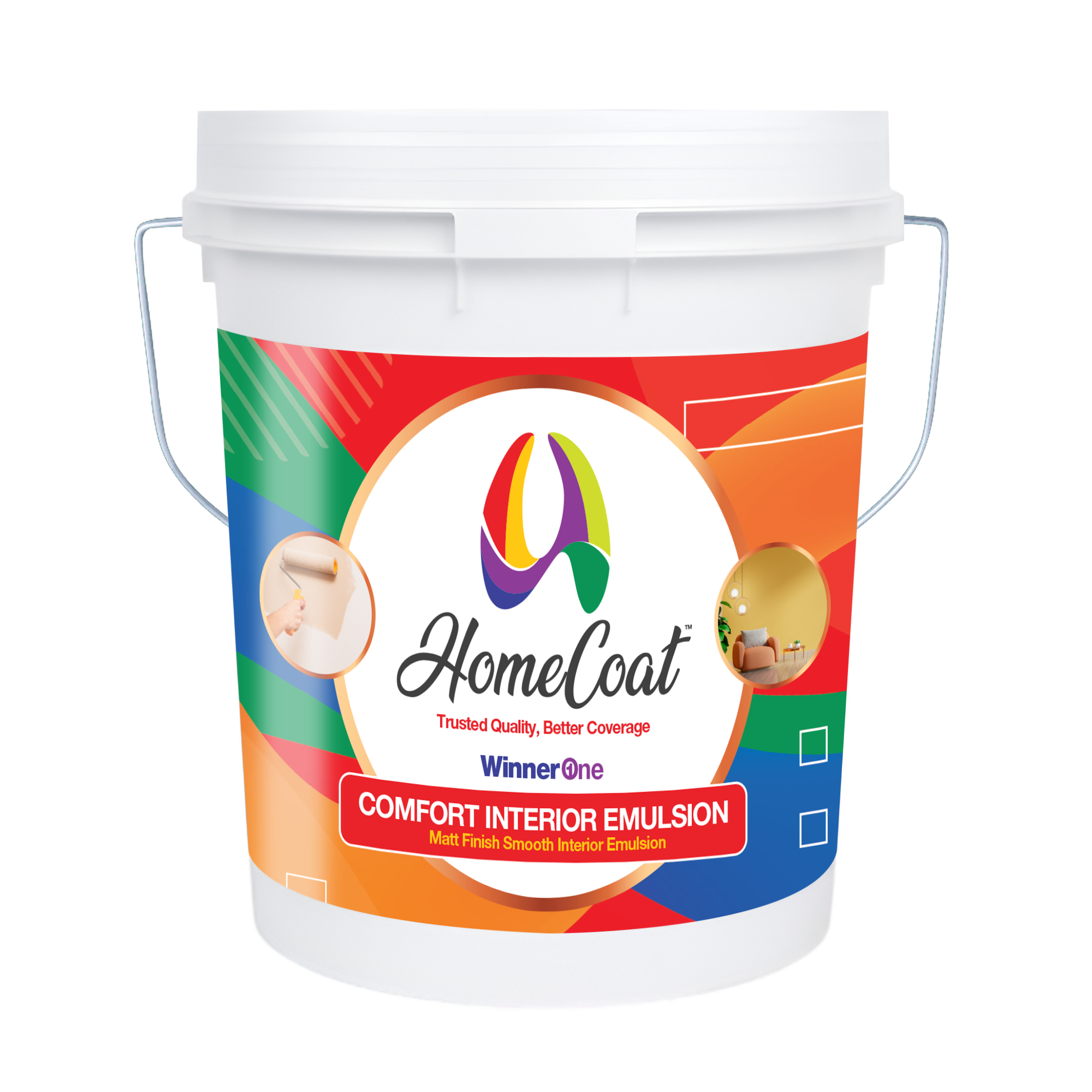 Winnerone Comfort Interior Emulsion Paint - Color: White