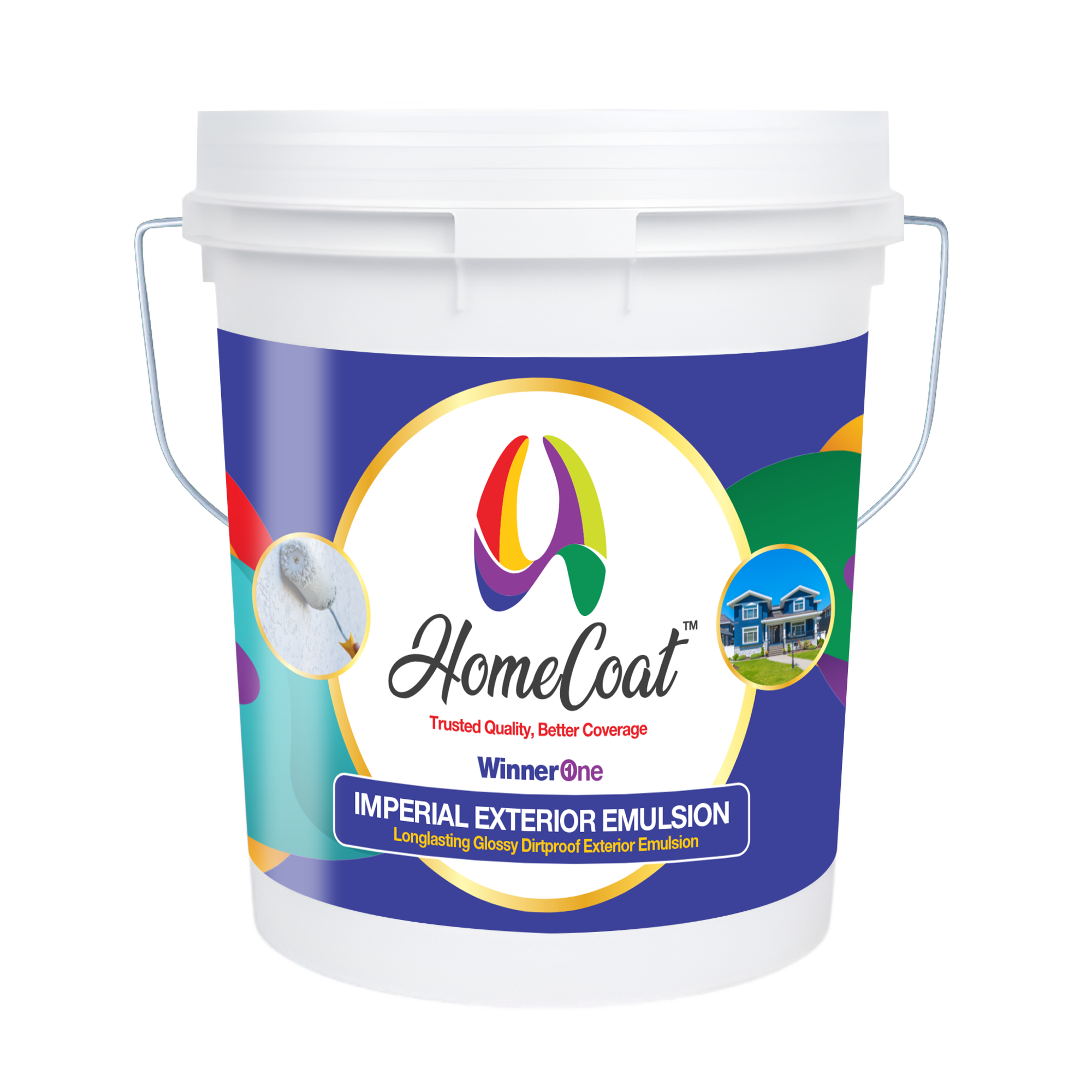 Winnerone Imperial Exterior Emulsion Paint - Application: Reliable Primer - 1 Coat