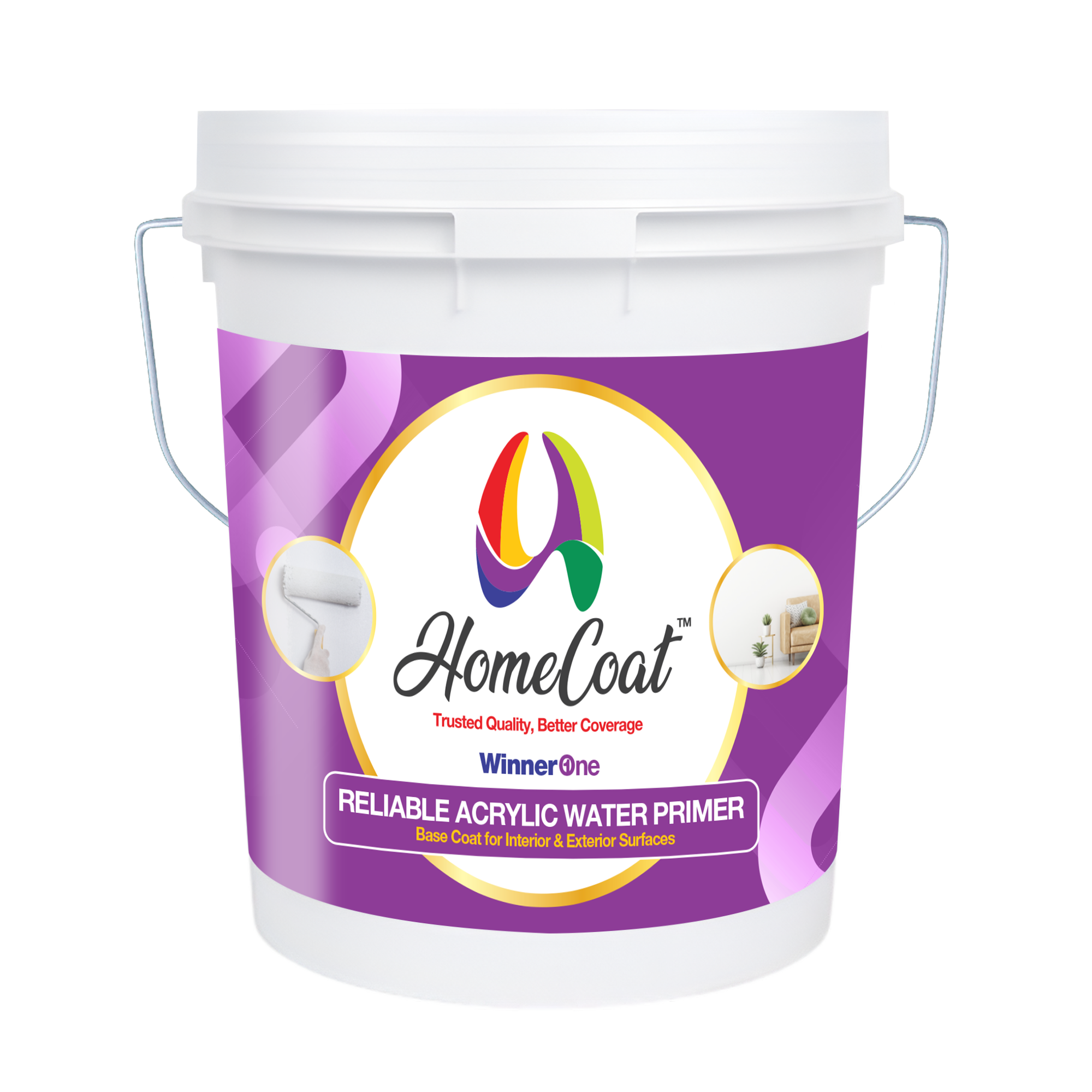 Winnerone Reliable Acrylic Water Primer - Color: White
