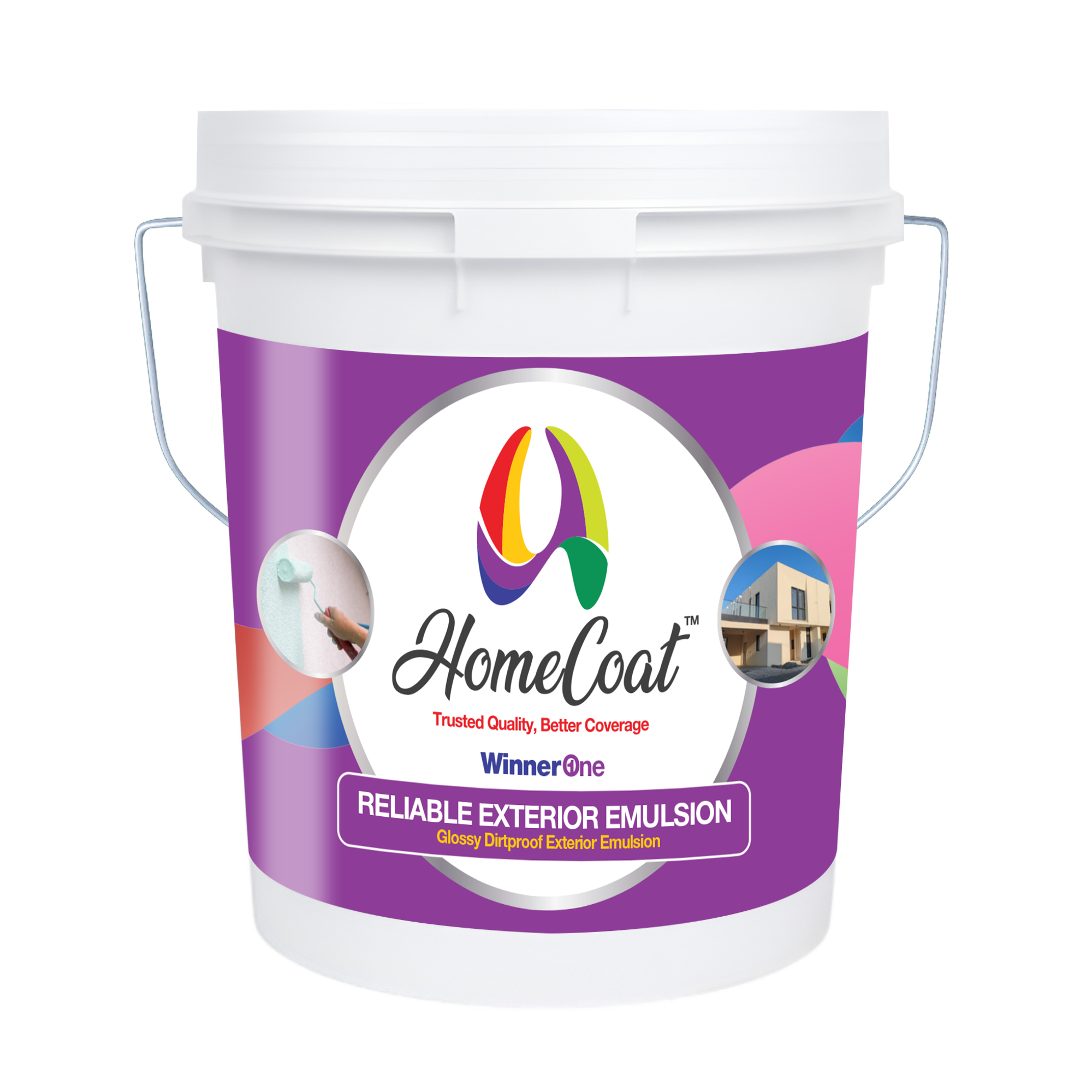 Winnerone Reliable Exterior Emulsion Paint - Color: White