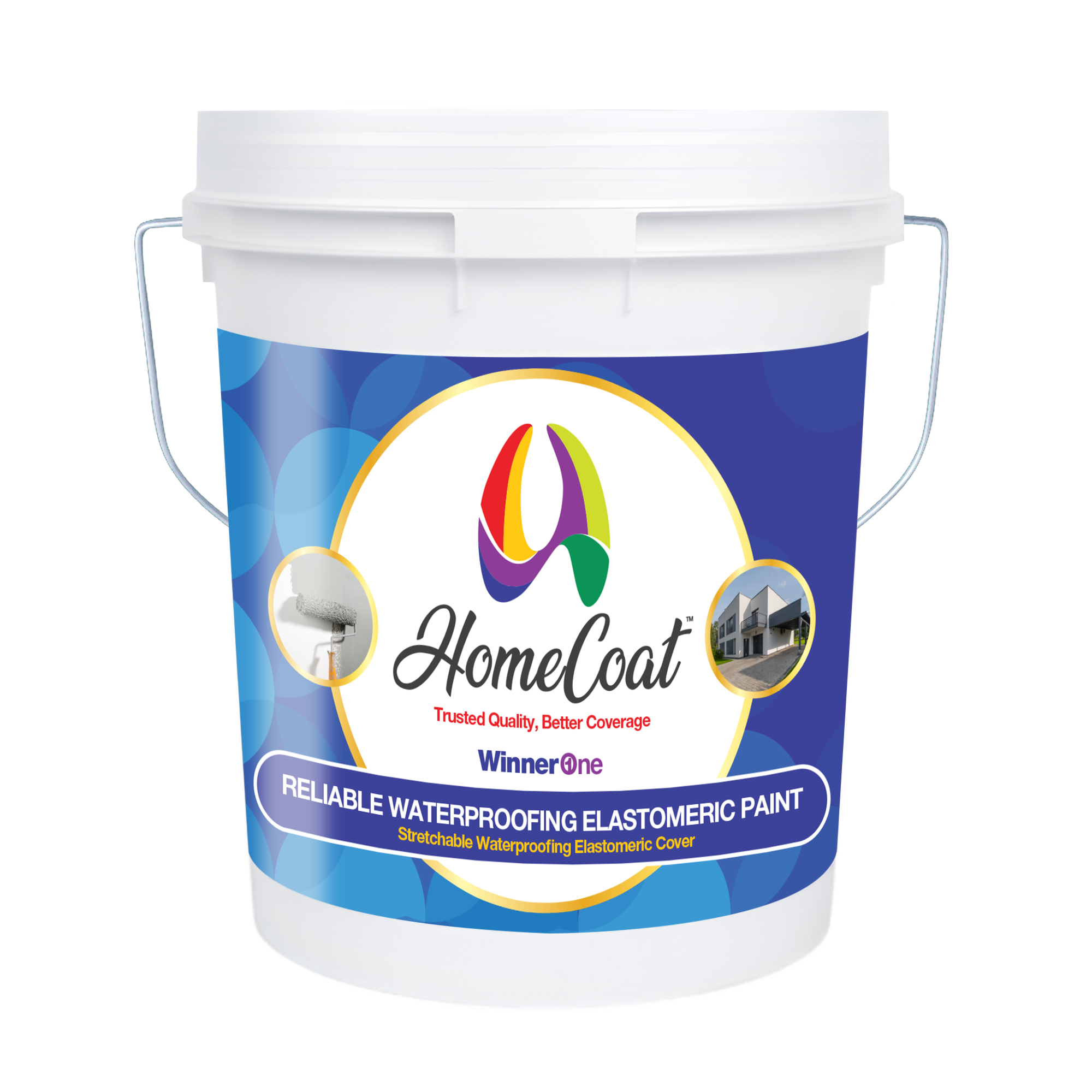 Winnerone Reliable Waterproofing Elastomeric Paint - Color: White