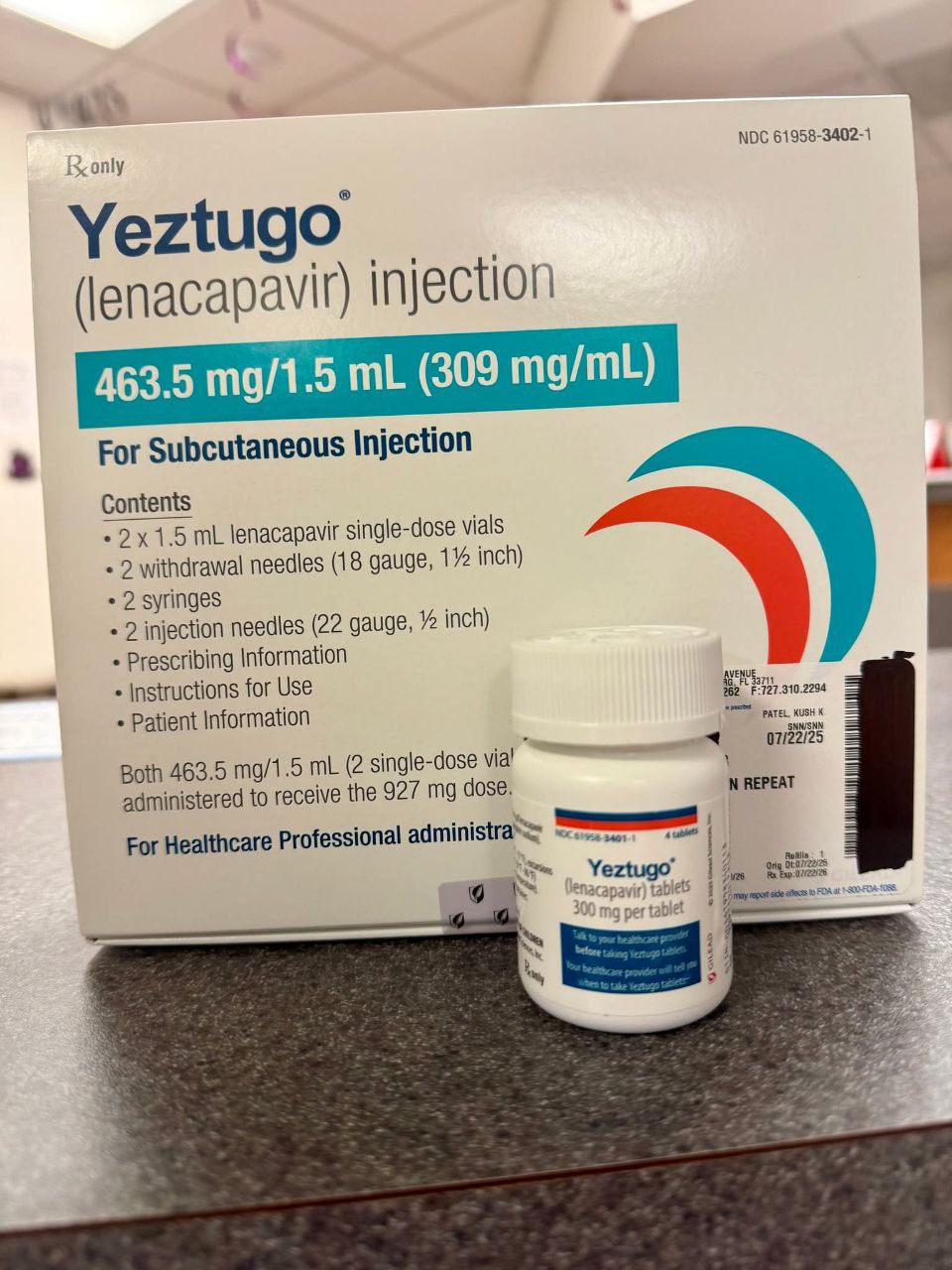 Yeztugo Lenacapvir 463.5Mg/1.5Ml - Dosage Form: Injection Form