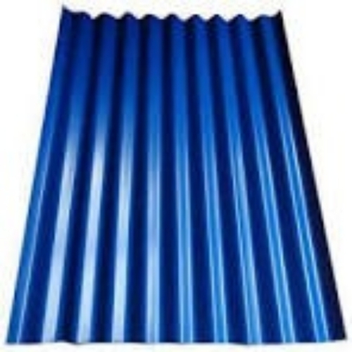 Blue Coated Metal Roofing Shed