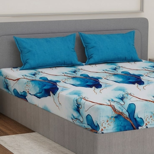 King Size Printed Bedsheet By Chaudhary Textiles