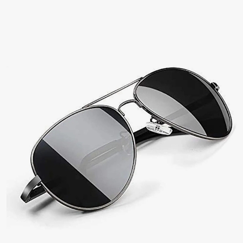 Polarized Sunglass - Black Frame, Sports Type | Comfortable Fit, Impact Resistant, Scratch Resistant, Secure Grip