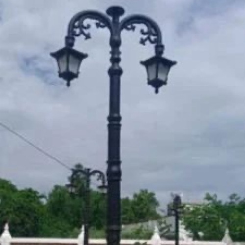 Street Cast Iron Lamp Pole Casting