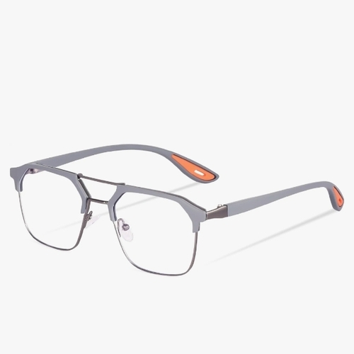 Uv Protection Sunglass - Silver Frame, Lightweight | Clear Vision, Scratch Resistant, Stylish Design