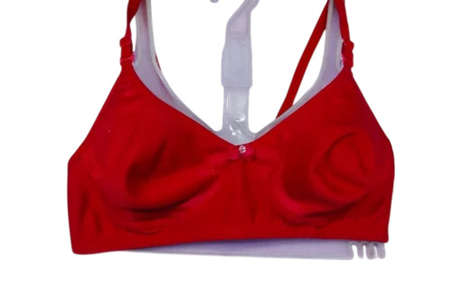 30B Red Cotton Lady Padded Bra