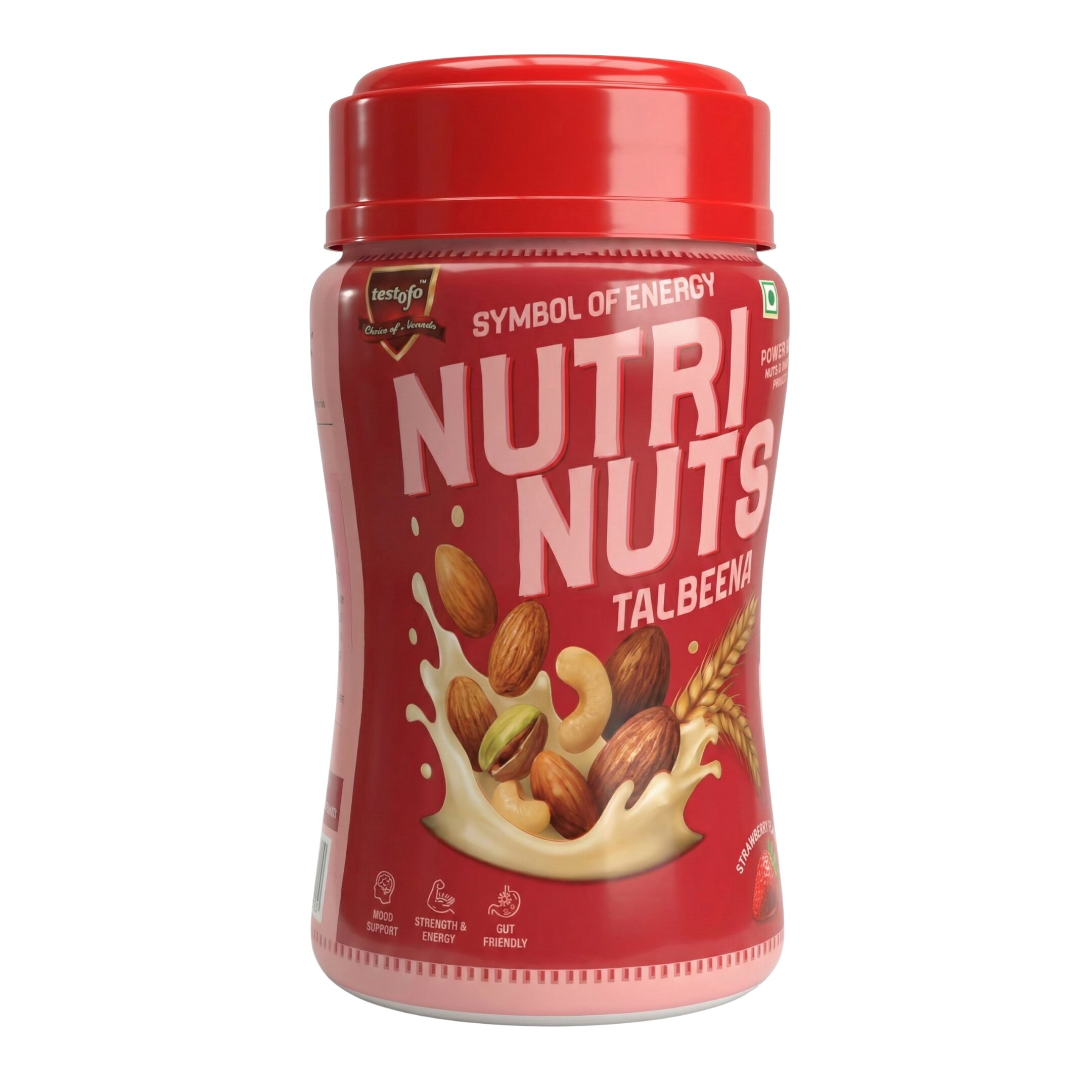 Nutrinuts Talbeena Strawberry Flavour - Application: Nutritional Health Drink