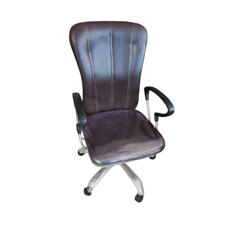 Office Revolving Leather Chair Mid Back