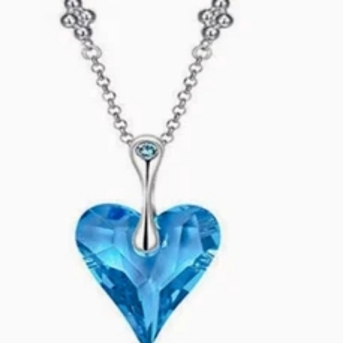 Peora Lucky Fish Blue Pendant - Durable Metal, 20-40 mm, Polished Finish | Lightweight Elegant Lucky Charm Jewelry