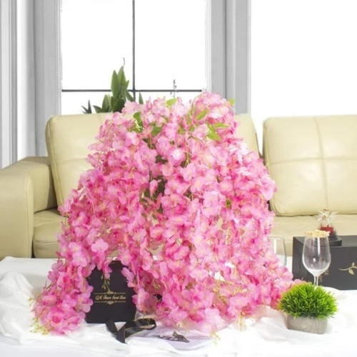Pink Artificial Flower Stick