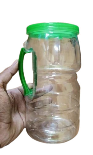 Plastic Pet Handle Round Jars