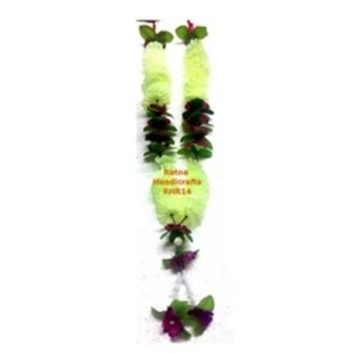 Spiritual Appeal Artificial Flowers Garland - Polyester Fabric Floral Hanging, Lightweight Durable, Washable, Fade-Resistant