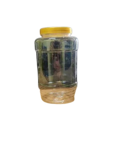 Transparent Oval Plastic Pet Jars