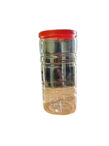 Transparent Round Plastic Pet Jars
