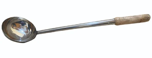4 Inch Stainless Steel Ladle - 30 ml, 20 cm, Silver Mirror Finish | Rust-Proof, Restaurant Use