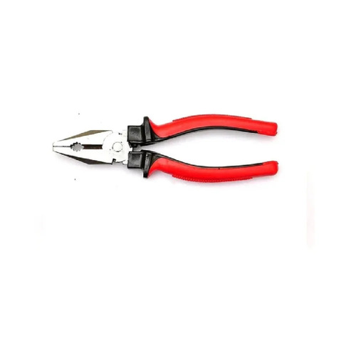 8 Inch Combination Pliers - Color: Red & Silver