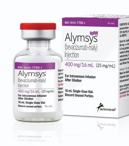 Alymsys (Bevacizumab-Maly) Injection - Origin: India