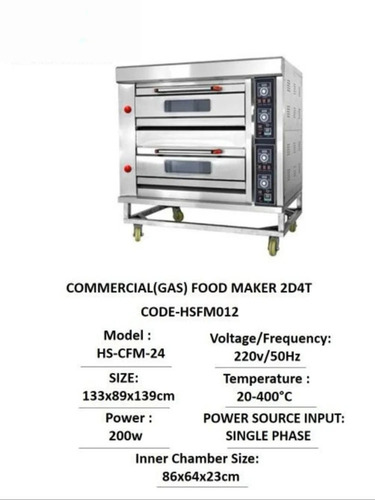 Gas Deck Oven 2D4T