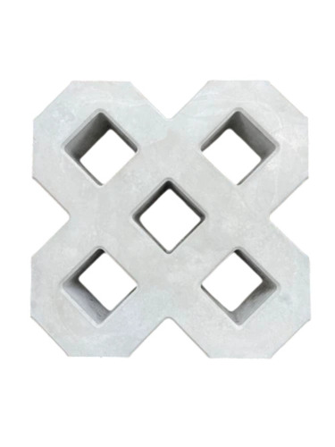 Grass Grid Paver Block - Color: Grey