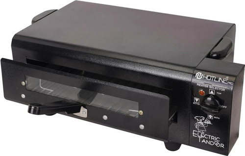 Hotline Electric Tandoor - Cast Iron, Black, AC Powered | Fast Heating, Energy Efficient, Durable Steel, Easy Temperature Control
