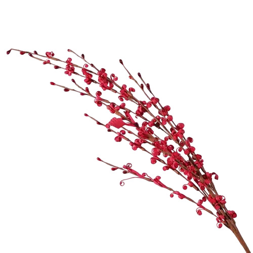 Jasmine Artifical Plastic Flowers - Color: Red