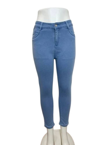 Light Blue Women Jeans - Denim, Waist 28-34 Inch, Multiple Colors | Light Weight, Washable, Skinny Fit