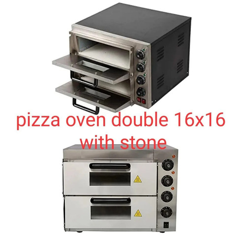 Modern Stone Electric Pizza Oven Double 16X16 - Automatic Grade: Semi Automatic