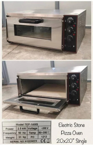 Modern Stone Electric Pizza Oven Single 20x20
