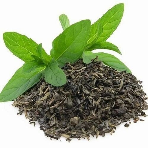 Natural Green Tea Leaves