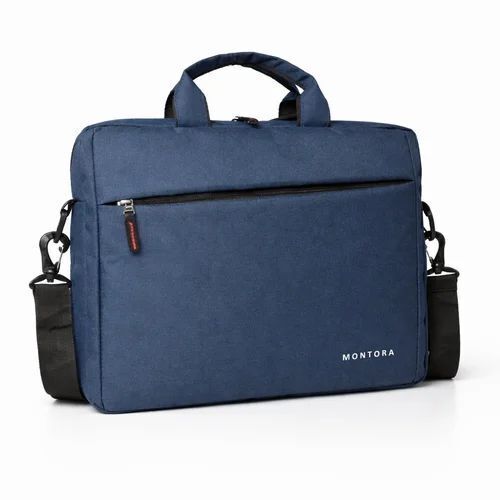 Polyester Laptop Sleeve Bag - Polyester, Rectangular, Blue, Zipper Top | Moisture Proof, Flawless Finishing